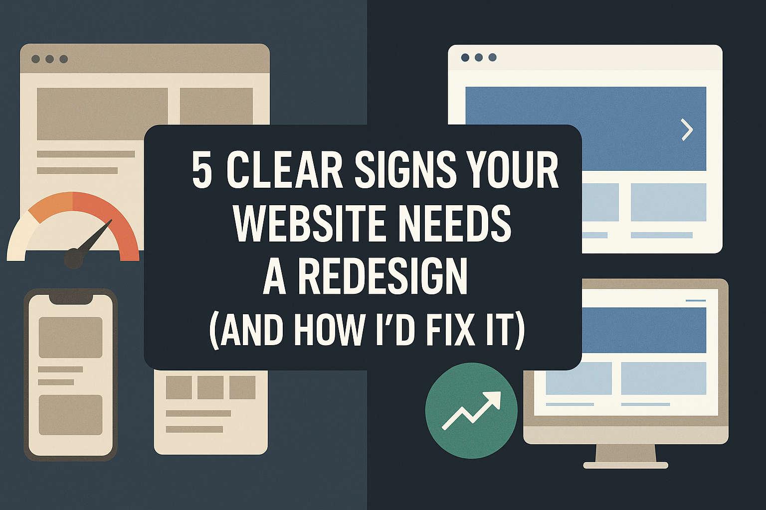 5 Clear Signs Your Website Needs a Redesign (And How I’d Fix It)