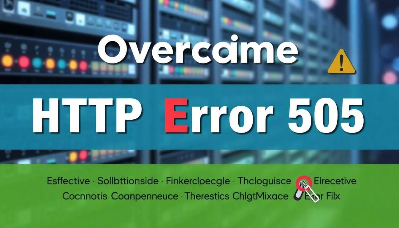 505 Error- Program Geeks’ Fix-it Guide For Website Owners