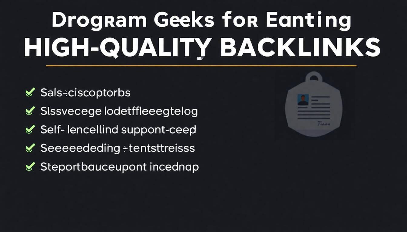 Building High-quality Backlinks- Program Geeks' Proven Techniques