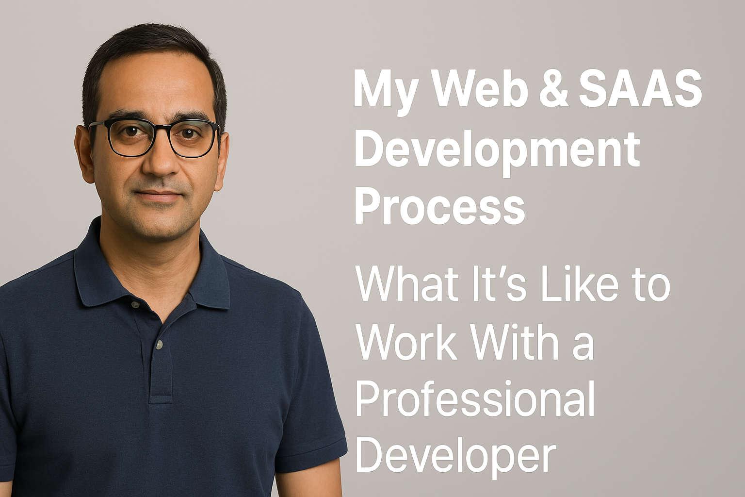 My Web & SaaS Development Process - What Its Like to Work With a Professional Developer