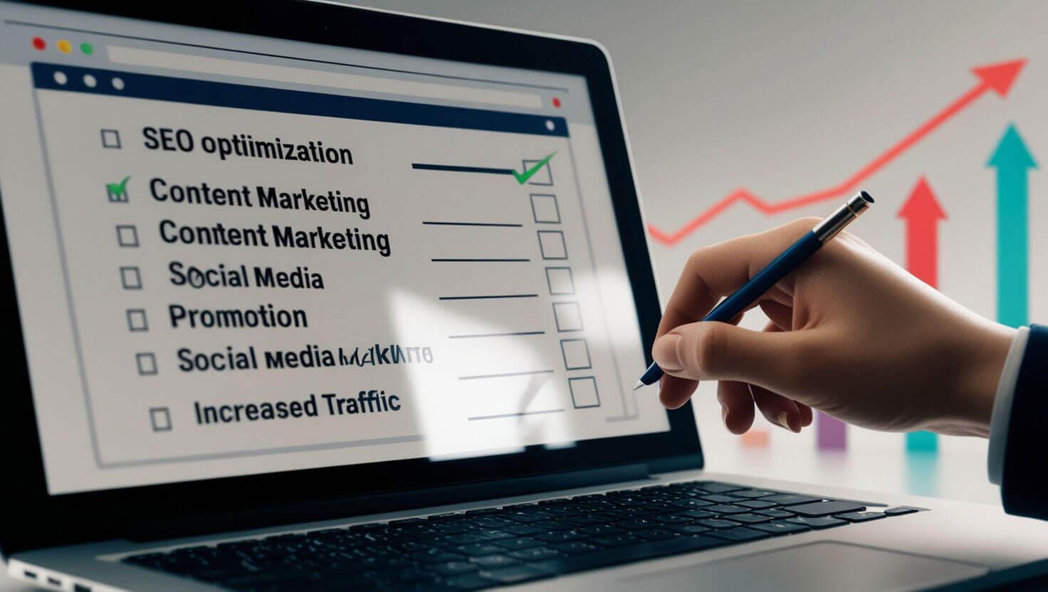 New Website Launch Marketing Checklist - How to Drive Traffic from Day One