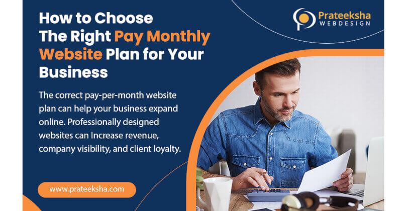 How to Choose the Right Pay Monthly Website Plan for Your Business