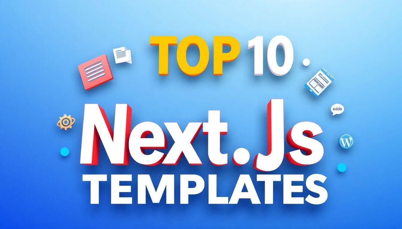 Top 10 Next.js Templates To Kickstart Your Web Project