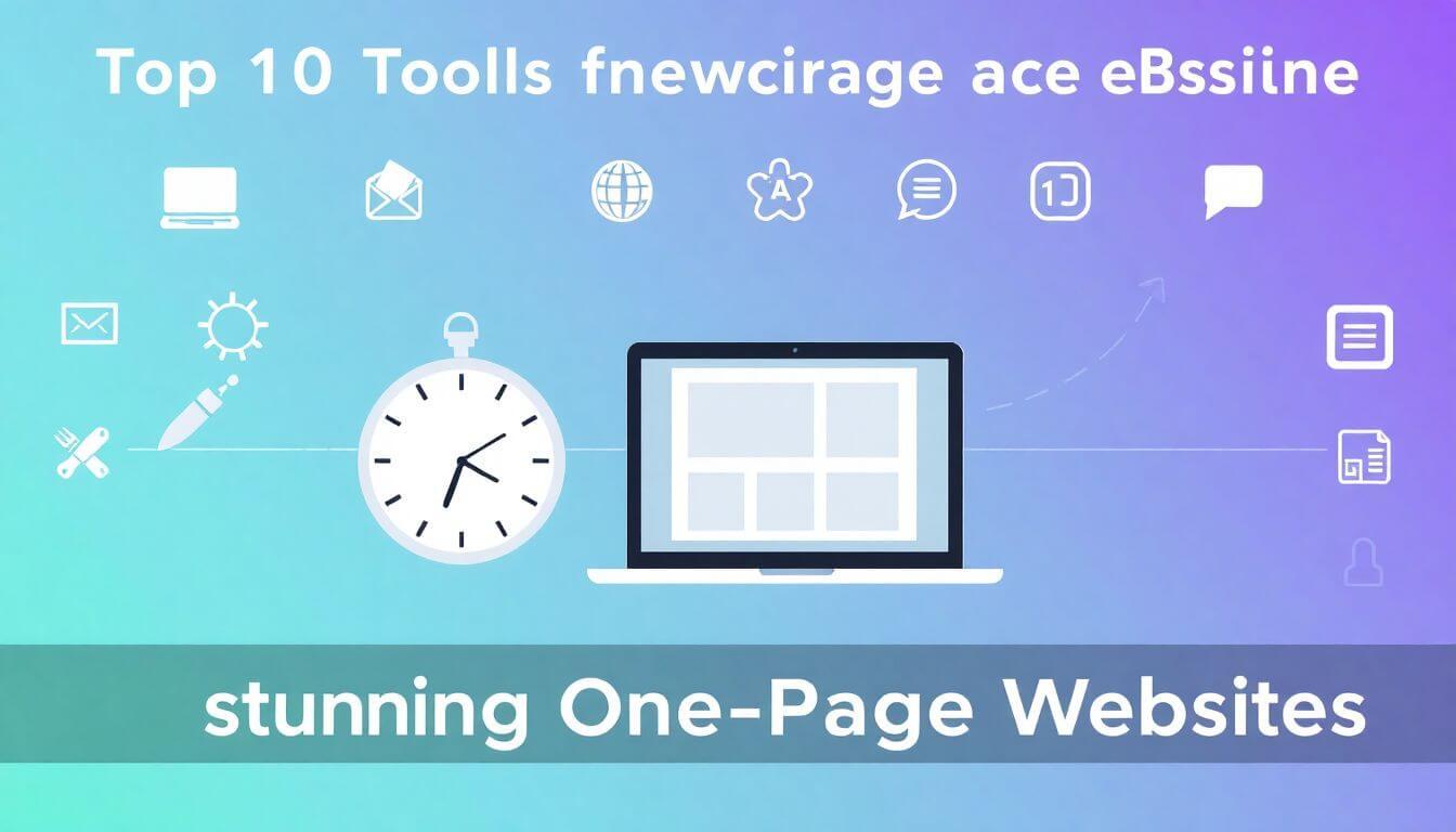 Top 10 Tools To Build And Launch A One-page Website In A Weekend