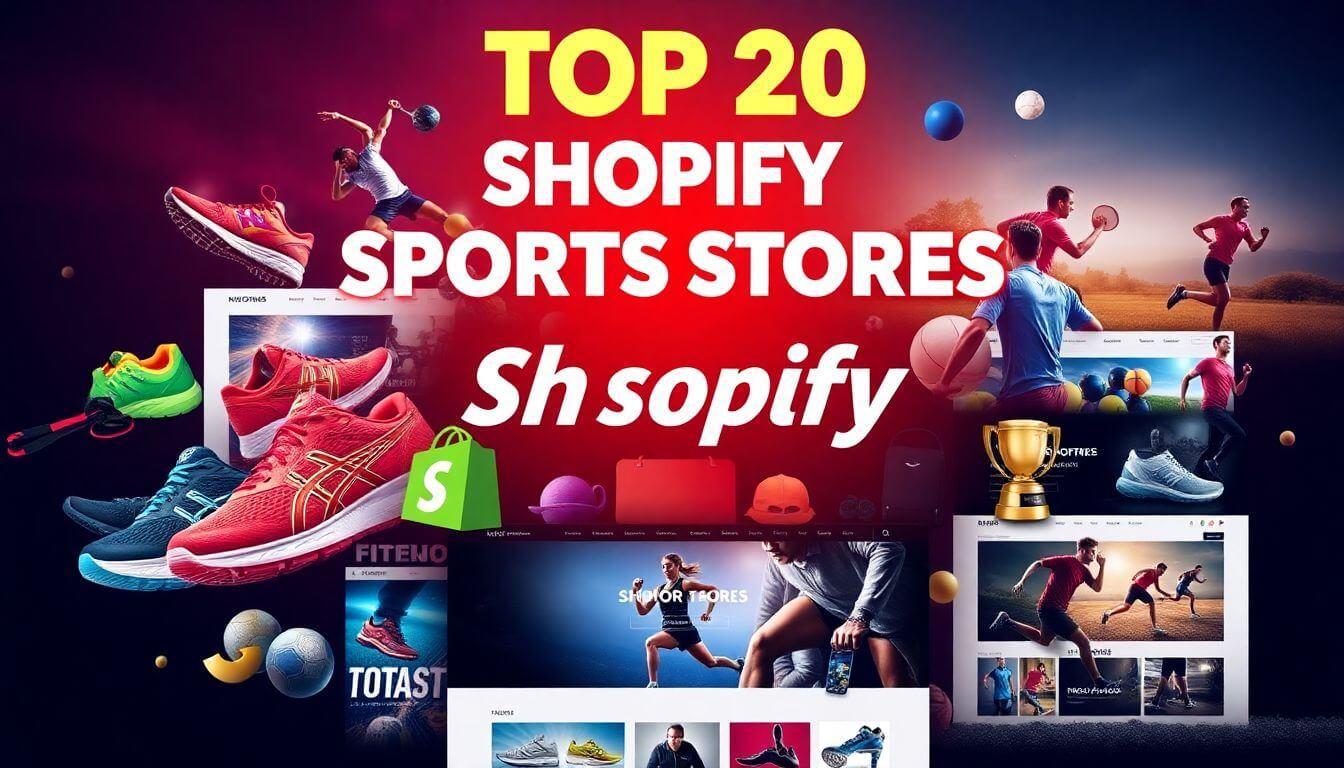 Top 20 Shopify Sports Stores Catering To Athletes Worldwide