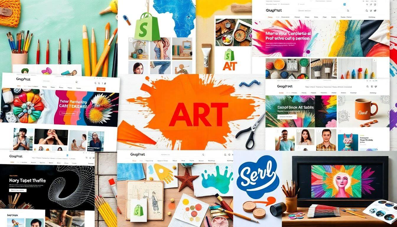 Top Shopify Art And Craft Stores That Inspire Creativity