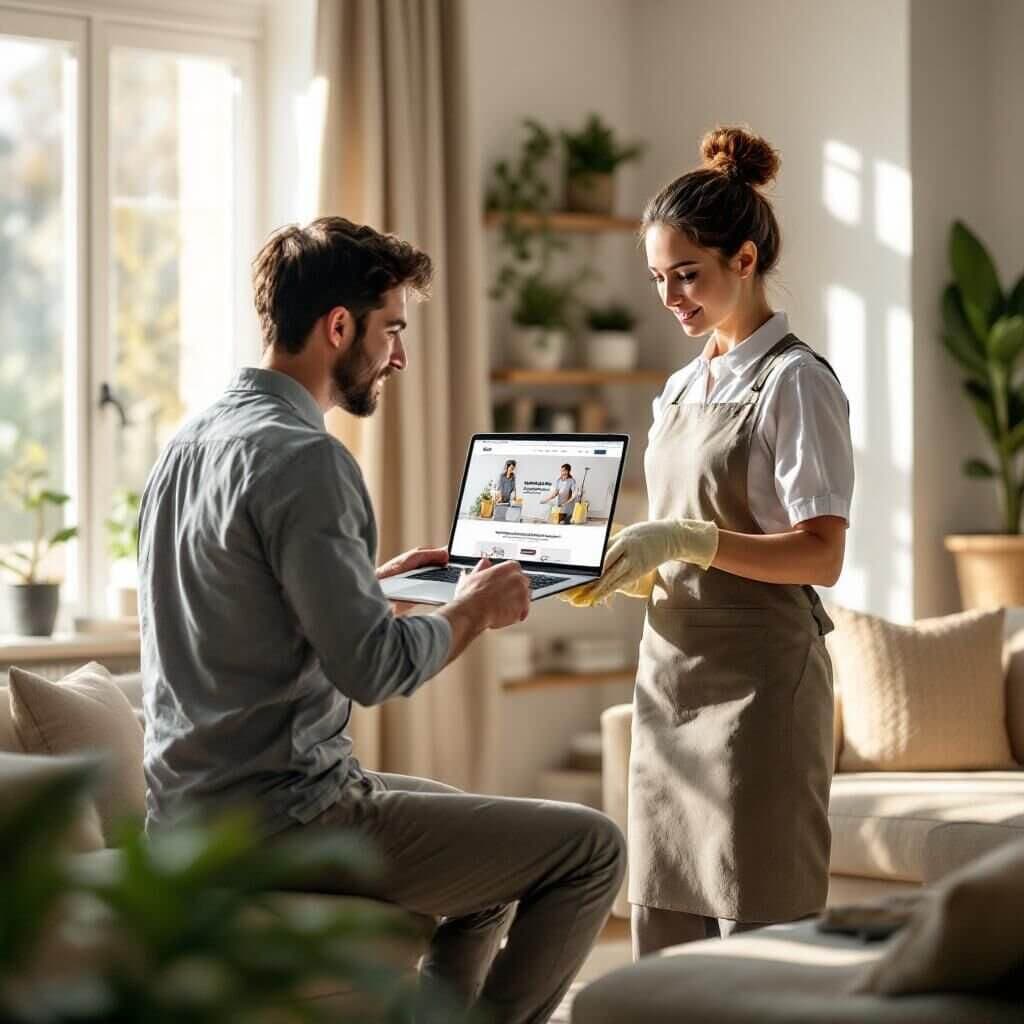 Housekeeping Web DesignBuilt to Increase Bookings