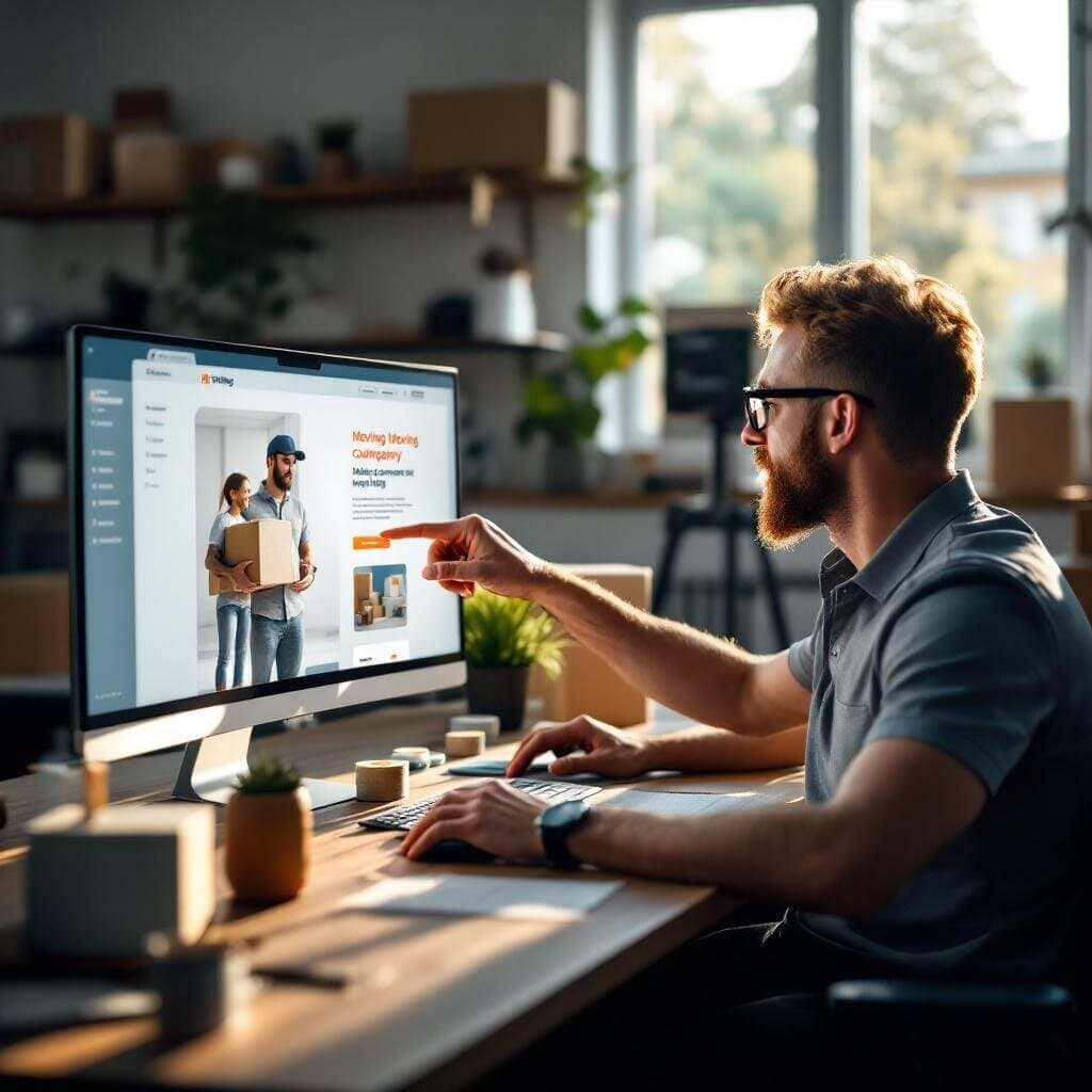 Moving Company Web DesignBuilt to Drive Leads