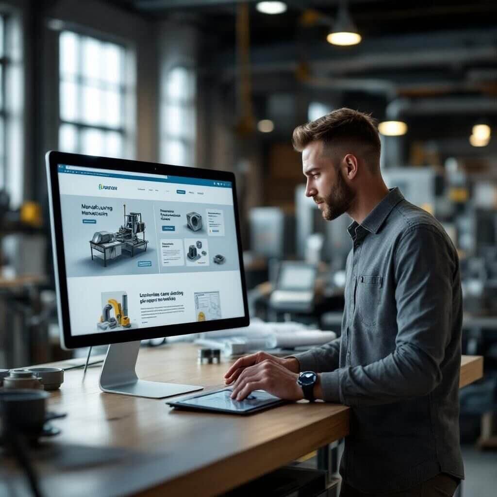 Manufacturing Web Designfor Industrial Brands