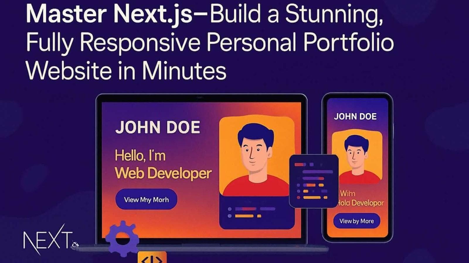Master Next.js- Build a Stunning, Fully Responsive Personal Portfolio Website in Minutes