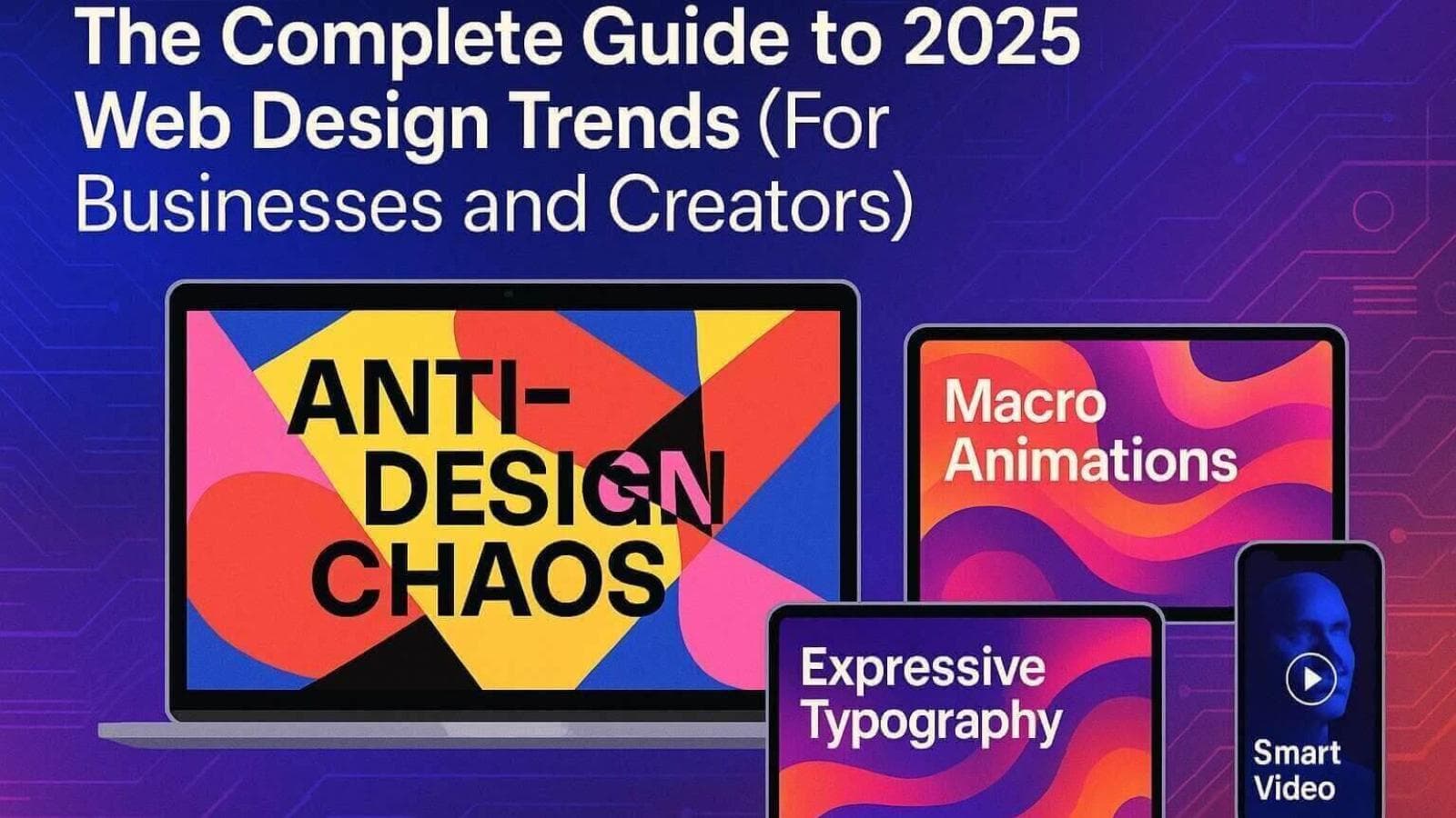 The Complete Guide to 2025 Web Design Trends (For Businesses and Creators)