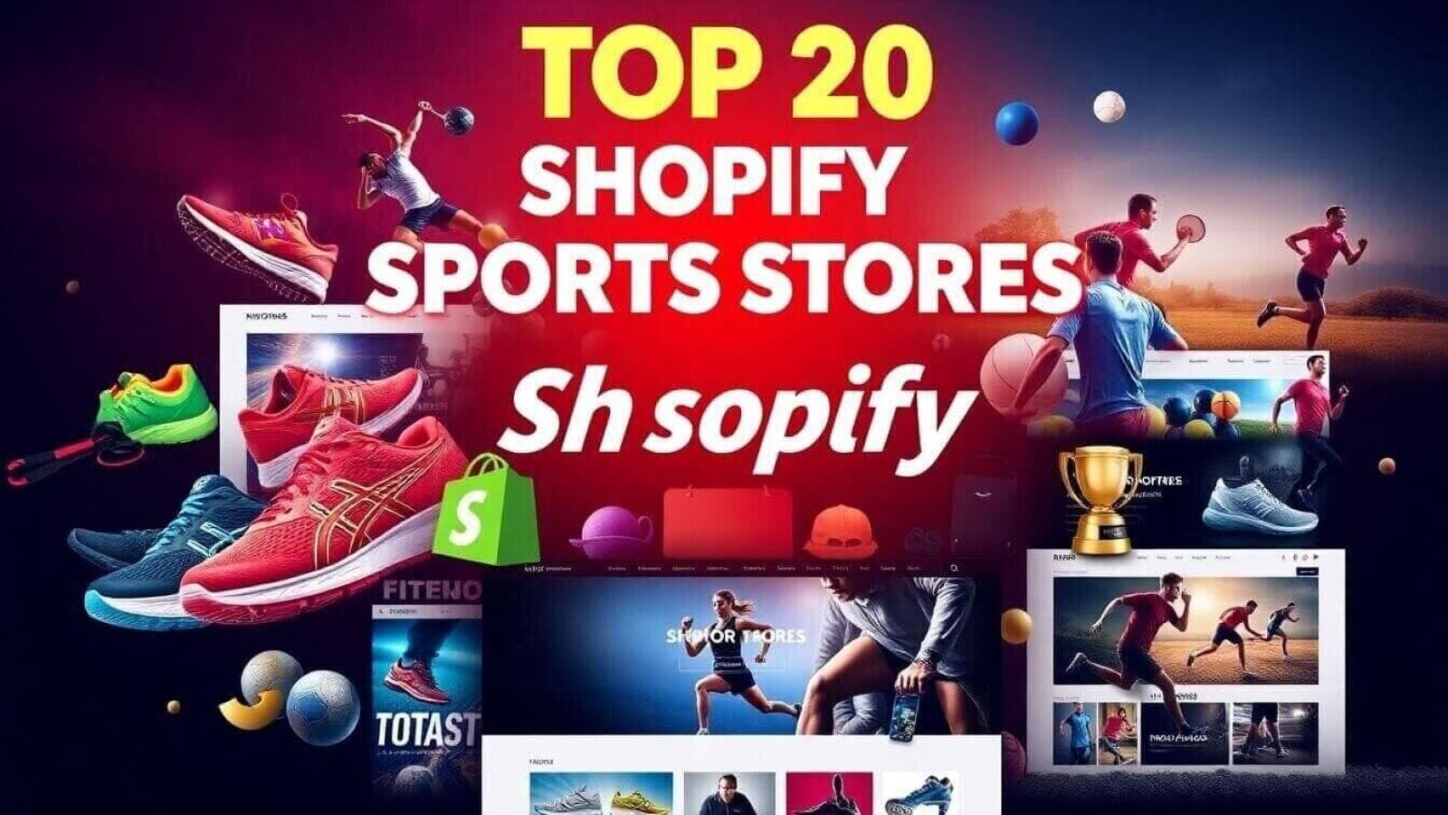 Top 20 Shopify Sports Stores Catering To Athletes Worldwide