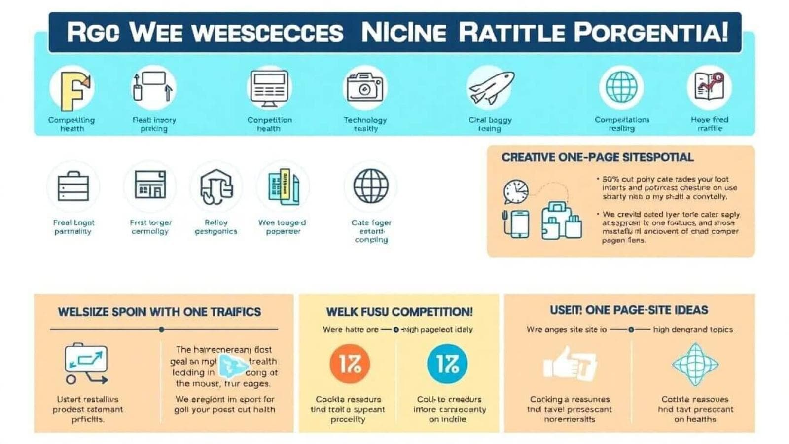 Best Niches For Building High-traffic One-page Websites