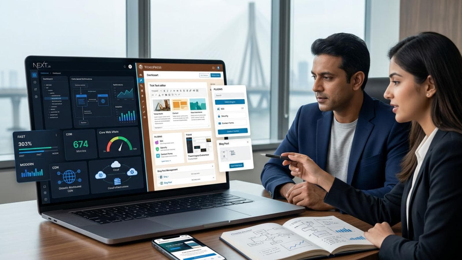 NextJS vs WordPress: Which Is Better for a Mumbai Business Website?