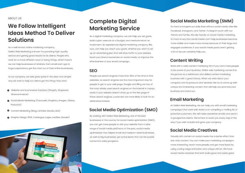Elite Brochure showcase