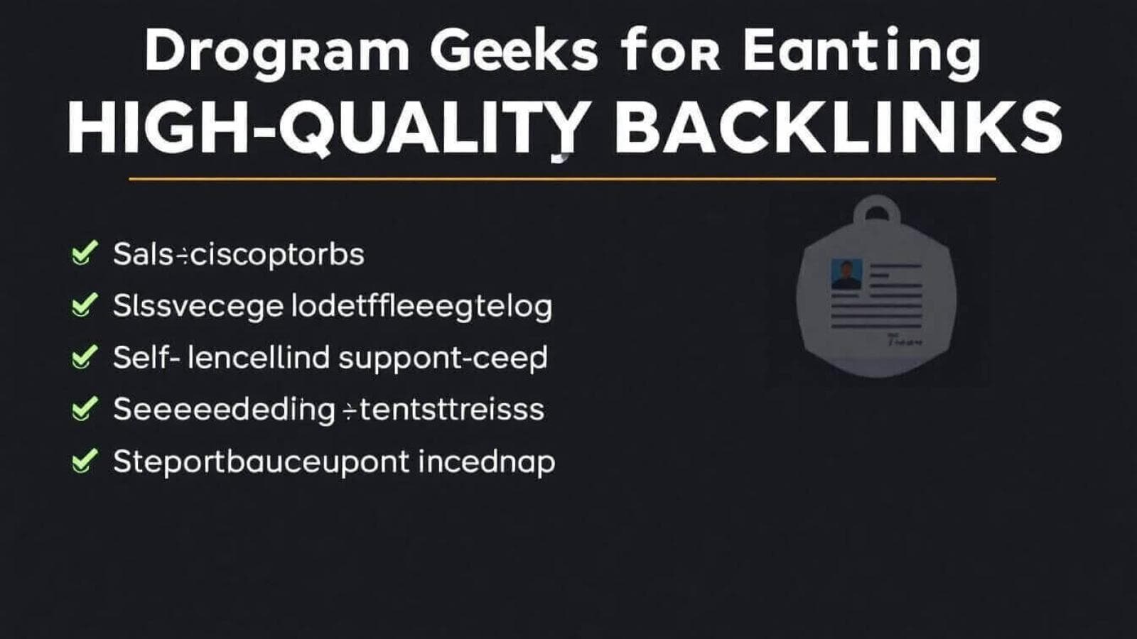 Building High-quality Backlinks- Programmers' Proven Techniques