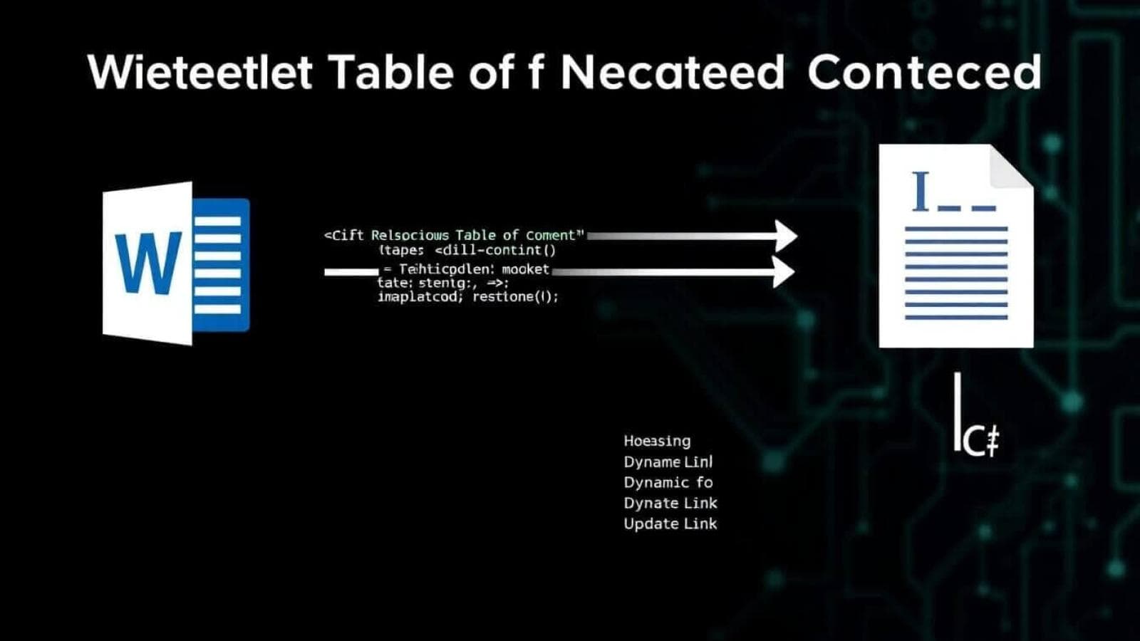 How To Create And Update A Table Of Contents In Word Documents Using .net Core And C#