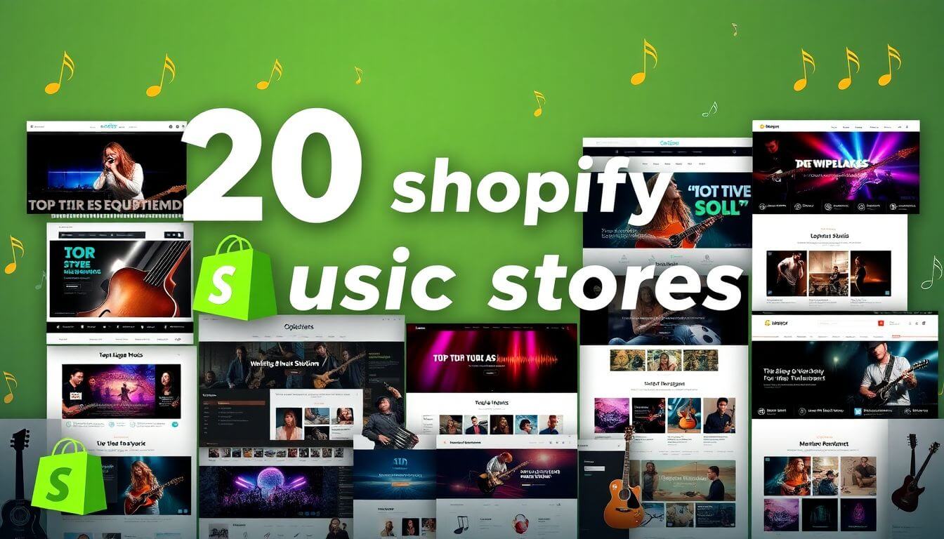 20 Shopify Music Stores Perfect For Musicians And Audiophiles