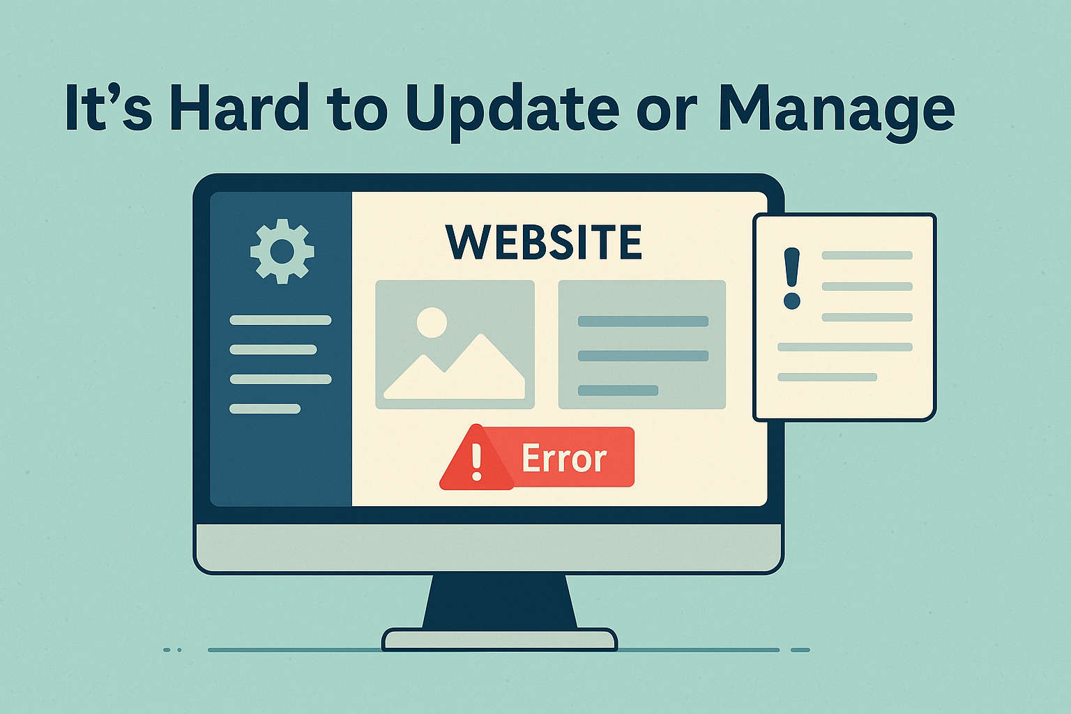 Hard to Maintain Website