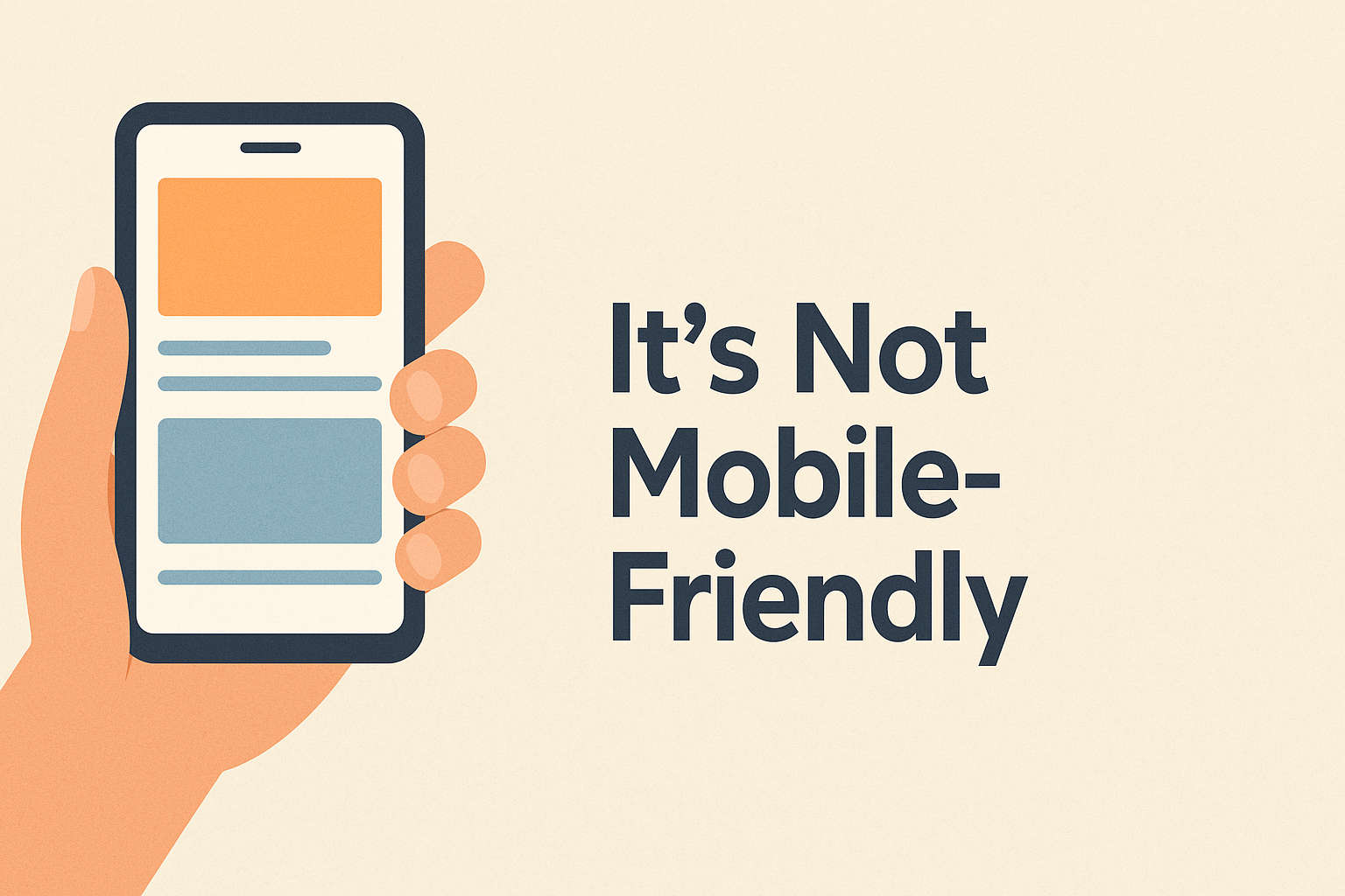 It’s Not Mobile-Friendly