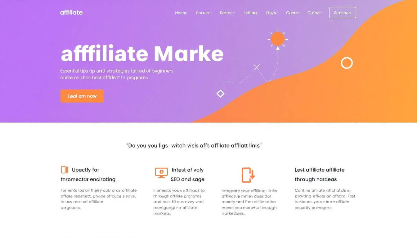 Affiliate Marketing For One-page Websites- A Beginner’s Guide