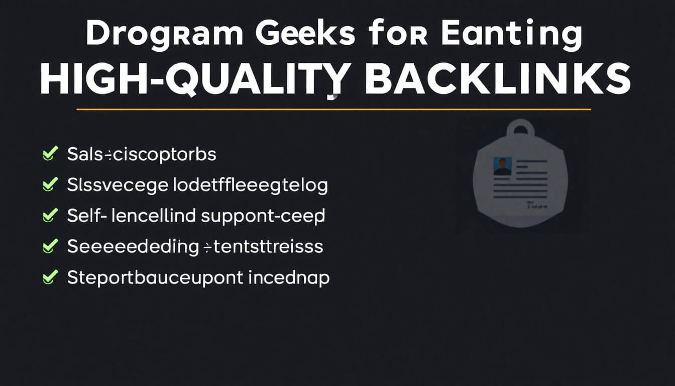 Building High-quality Backlinks- Program Geeks' Proven Techniques
