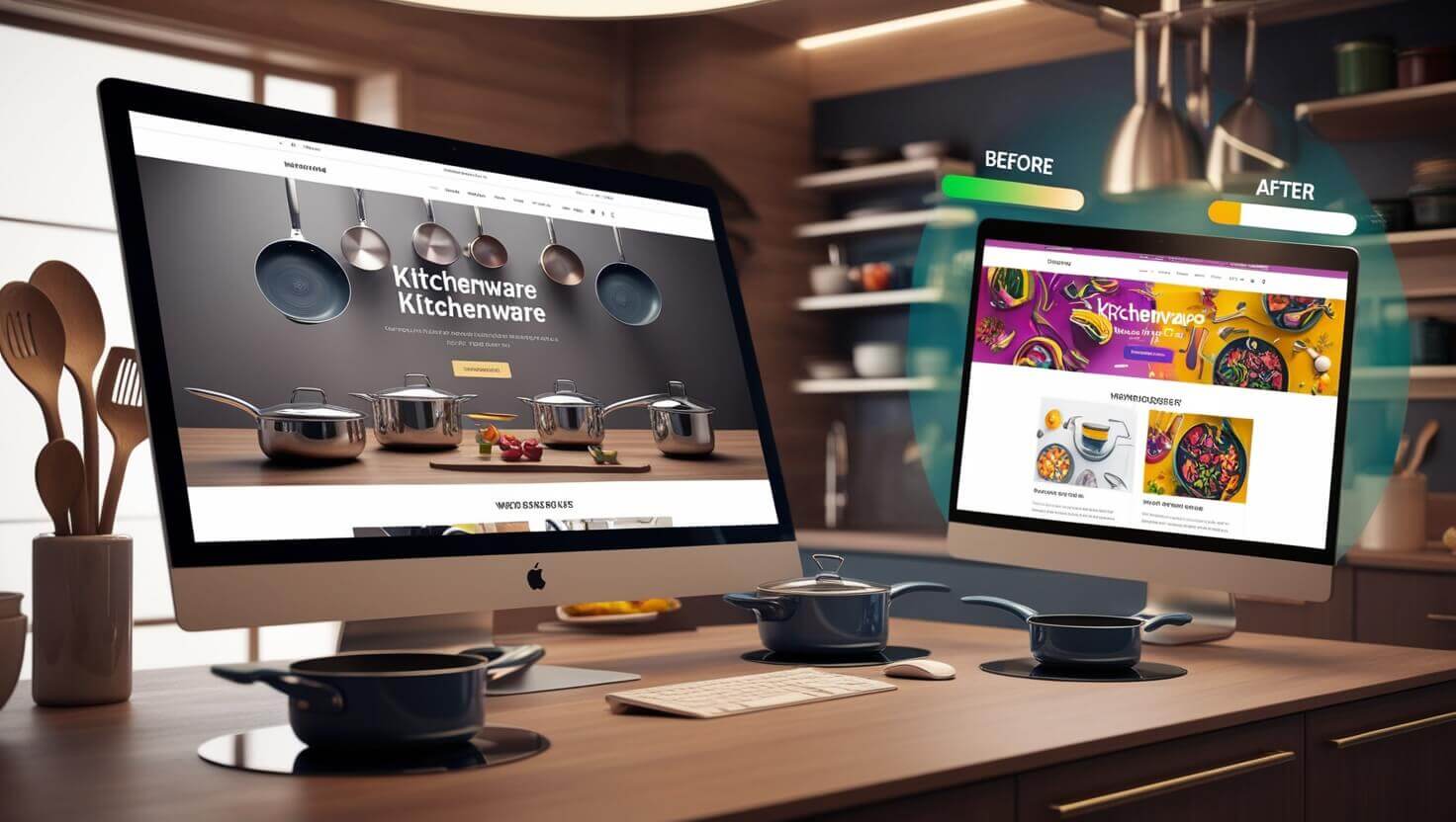 Design Inspirations - Create a Stunning Kitchenware Website