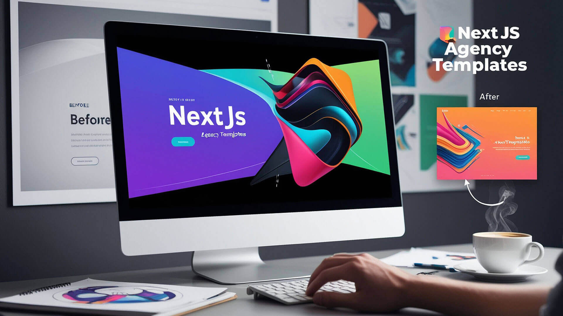 20 Fabulous Design Inspirations for Next JS Agency Templates