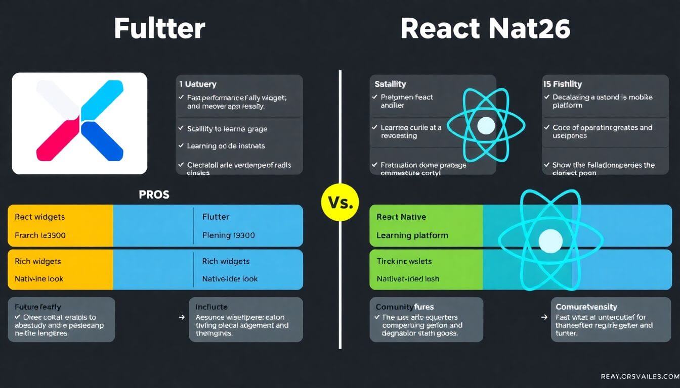 Flutter Vs. React Native- Choosing The Right Framework For Your Mobile App