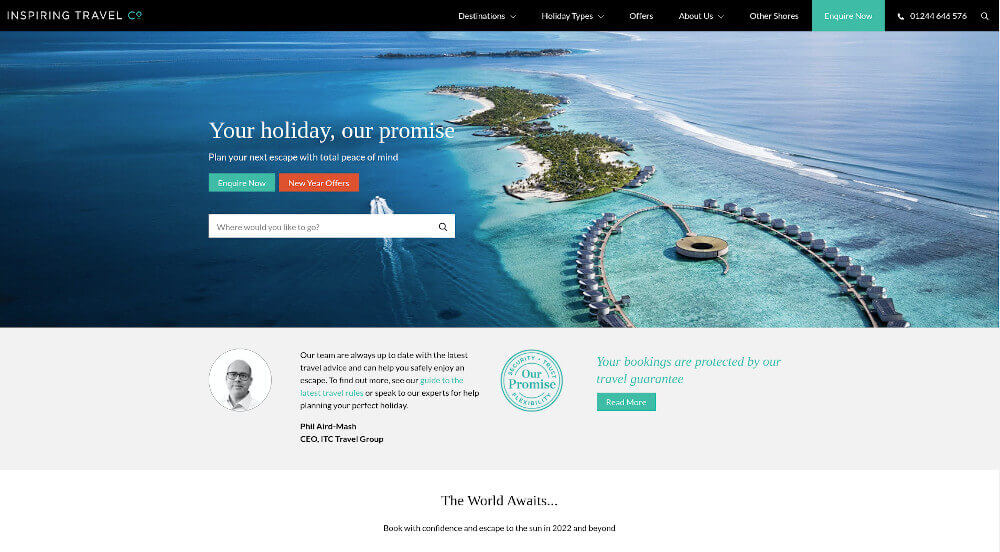 insparing-travel -Best Travel Company -Design Inspiration