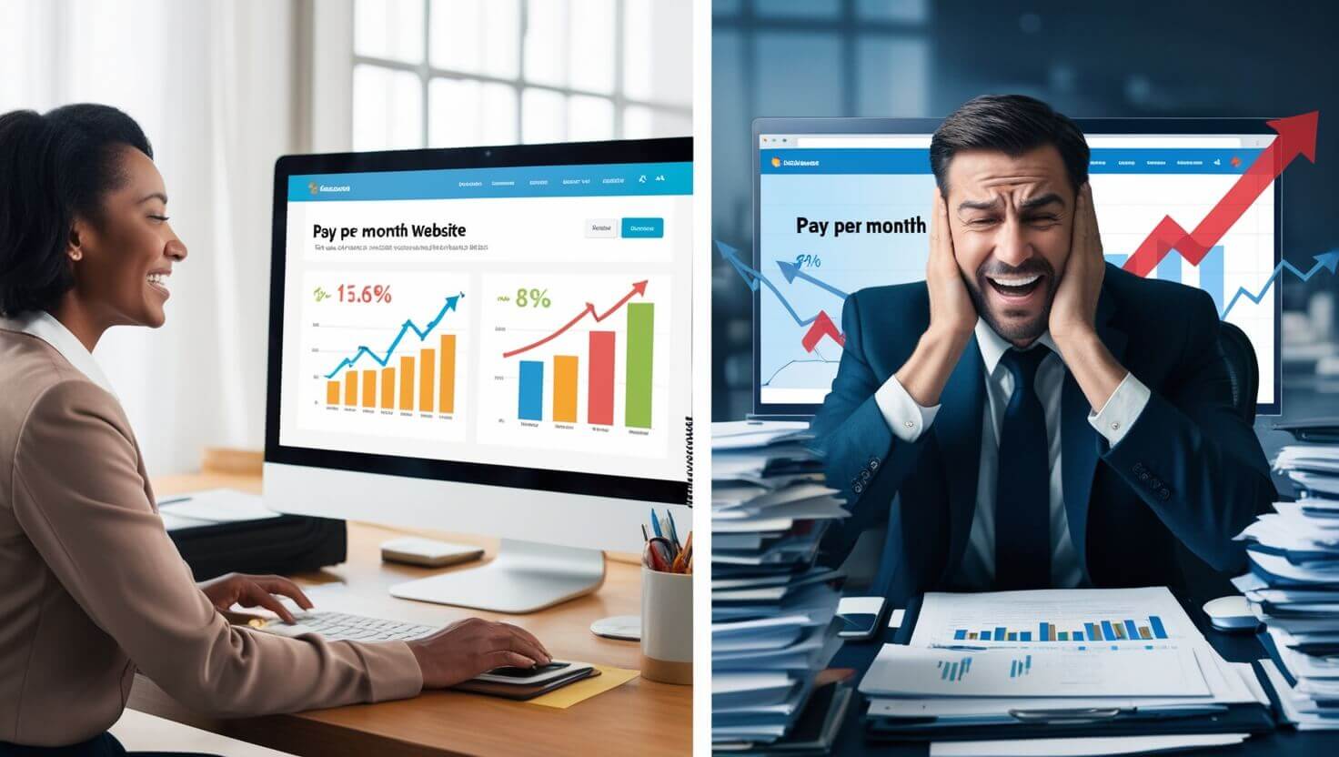 Is a Pay Per Month Website Right for Your Business? The Pros and Cons