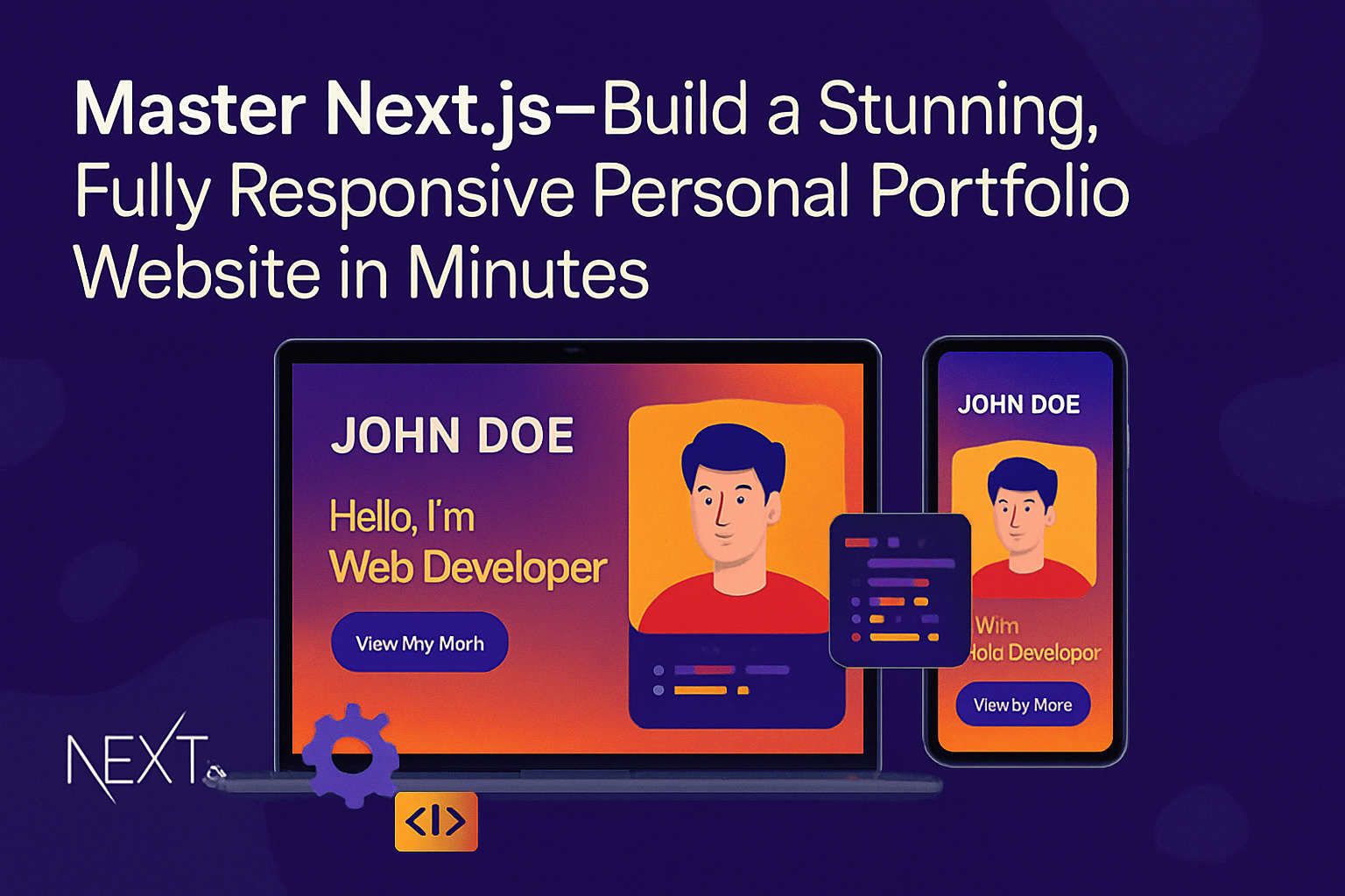 Master Next.js- Build a Stunning, Fully Responsive Personal Portfolio Website in Minutes