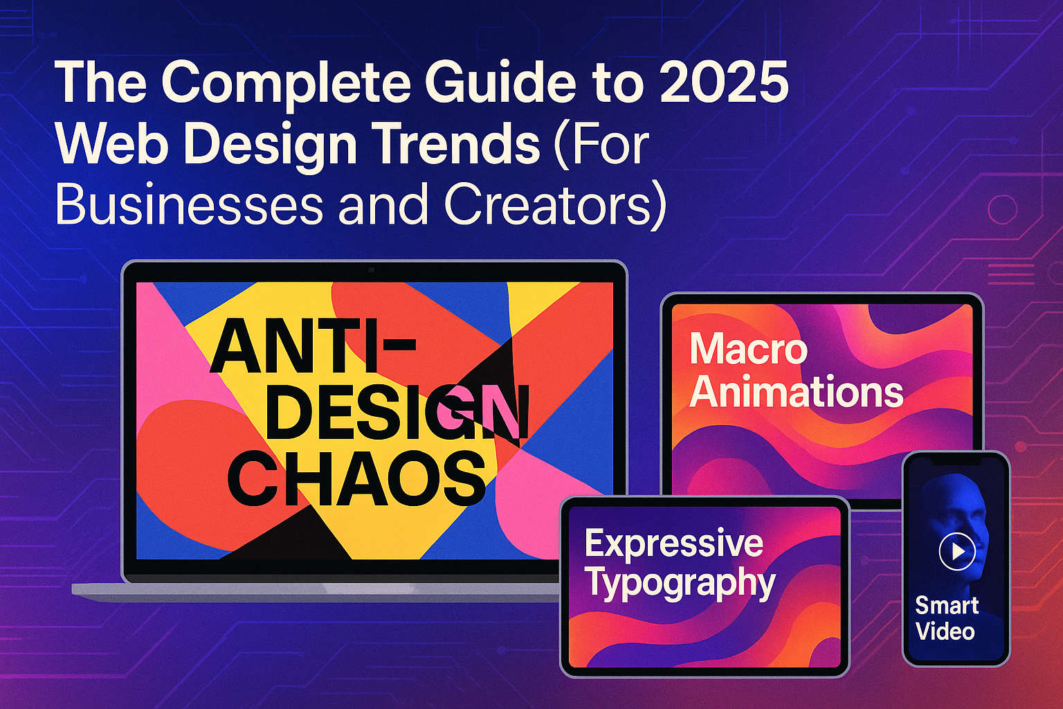 The Complete Guide to 2025 Web Design Trends (For Businesses and Creators)