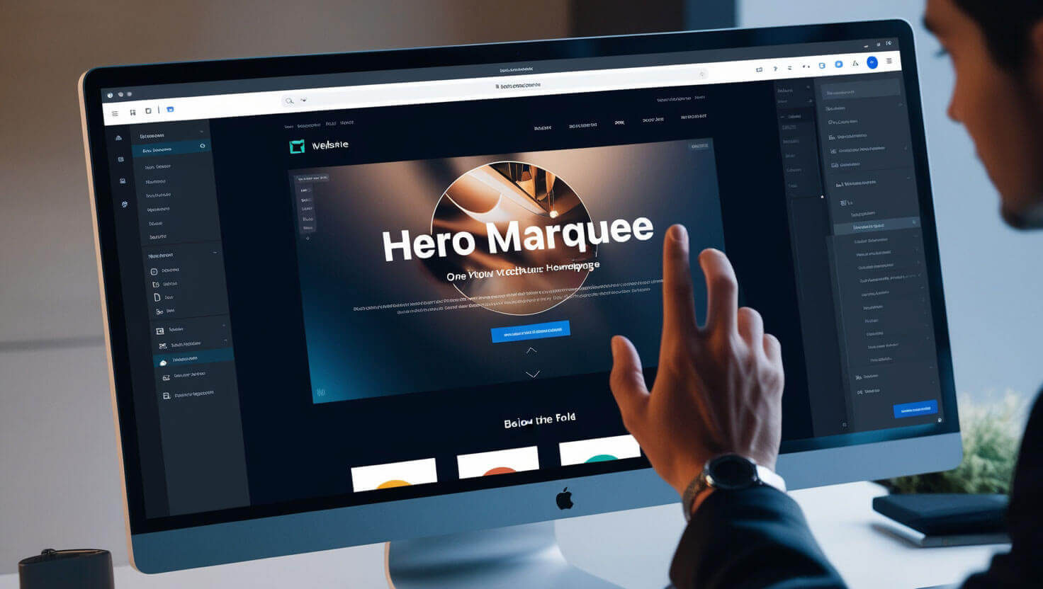 The Role of Hero Marquee Design in Modern Web Design Capturing Attention Above the Fold