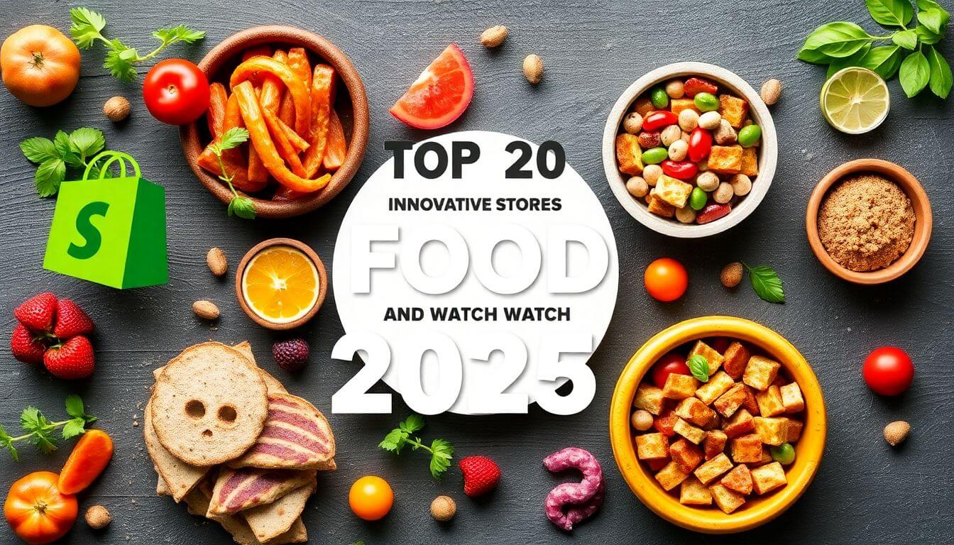 Top 20 Innovative Food And Beverage Shopify Stores To Watch In 2025