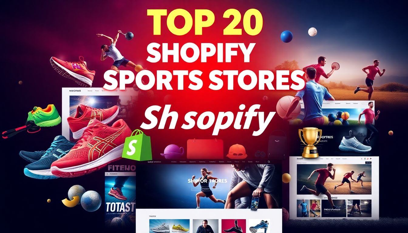 Top 20 Shopify Sports Stores Catering To Athletes Worldwide