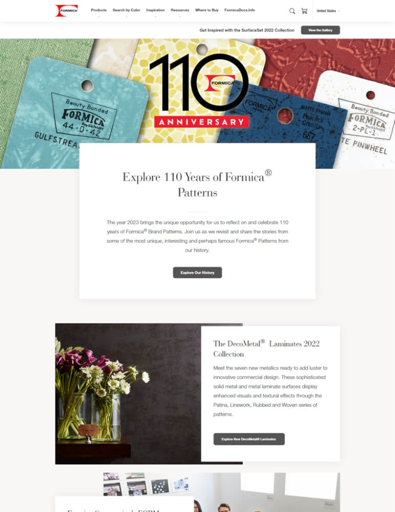 Design inspiration Companies selling Laminates Formica