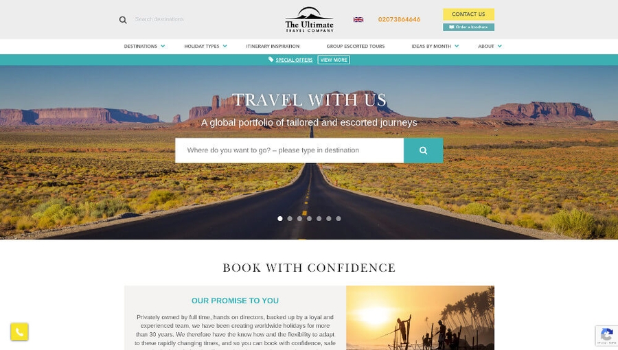 the-ultimate-travel -Best Travel Company -Design Inspiration