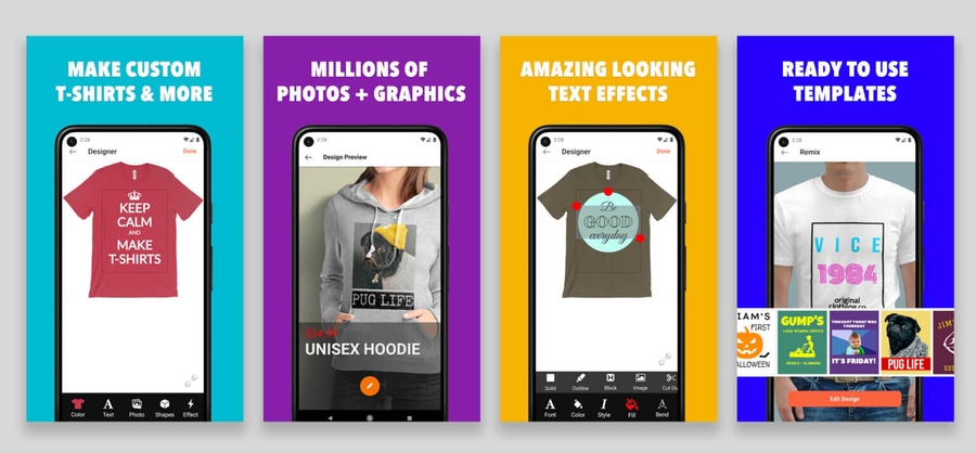 T-shirt-design - Best Mobile Apps Selling Clothes