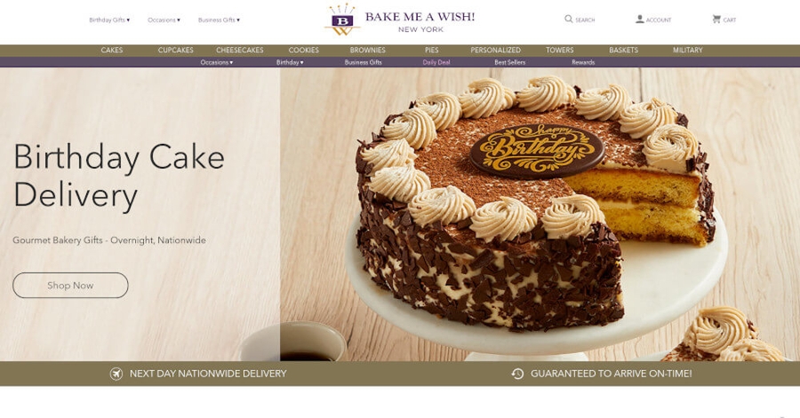 BAKE-ME-A-WISH - Cake Sites - Design Inspiration