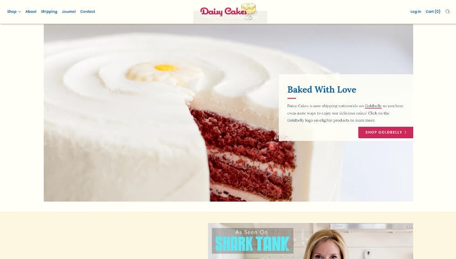 daisy-cake - Cake Sites - Design Inspiration