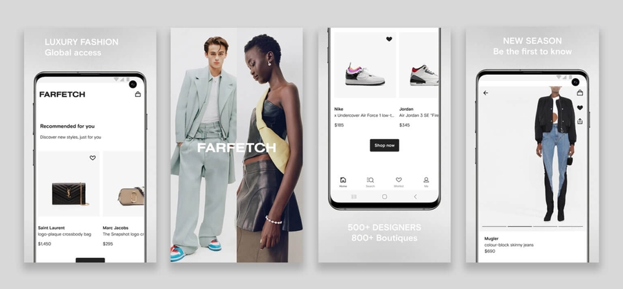 FARFETCH - Best Mobile Apps Selling Clothes