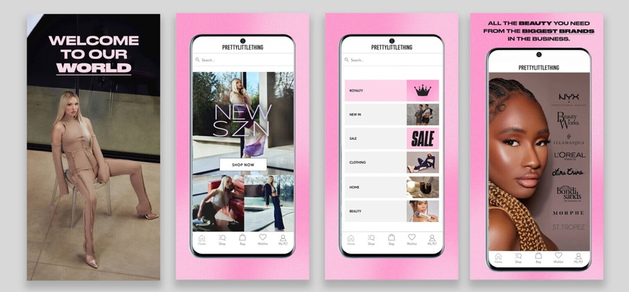 PrettyLittleThing - Best Mobile Apps Selling Clothes