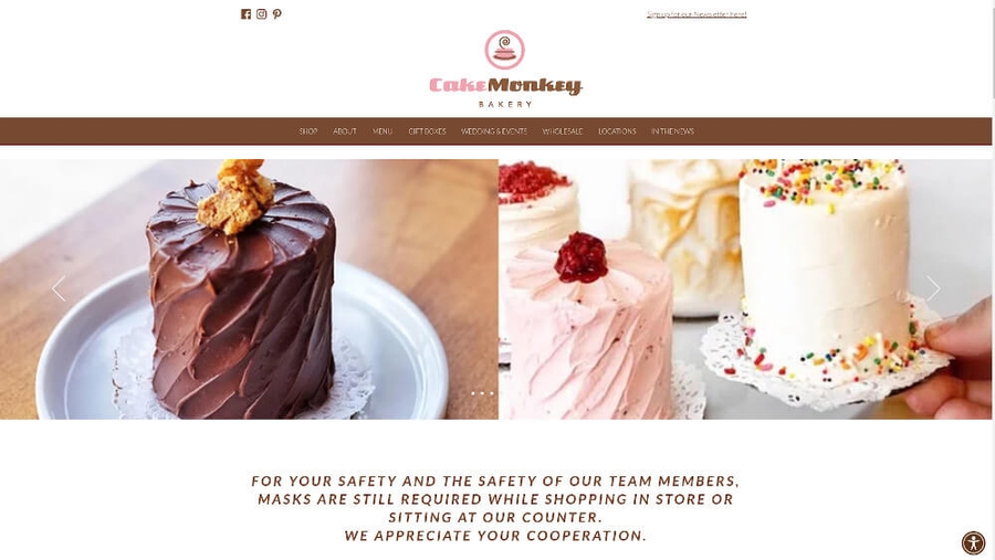 cake-monkey - Cake Sites - Design Inspiration
